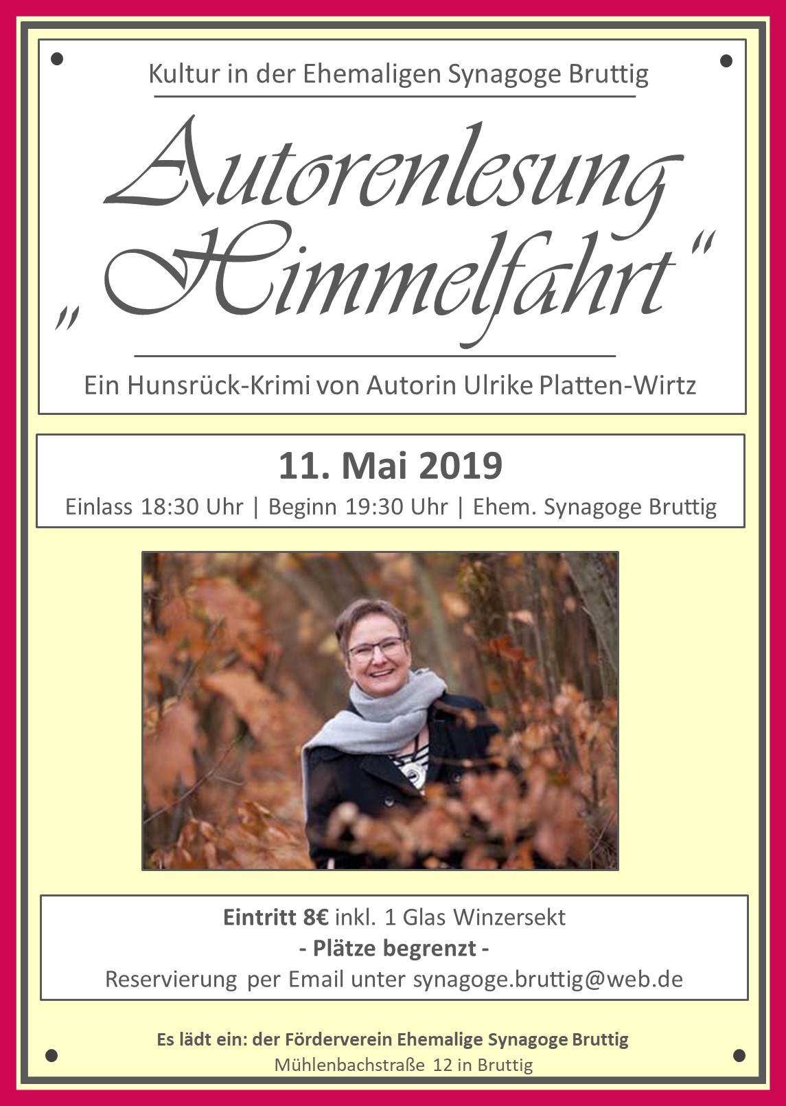 Synagoge Bruttig Lesung Platten Wirtz 11.5.19
