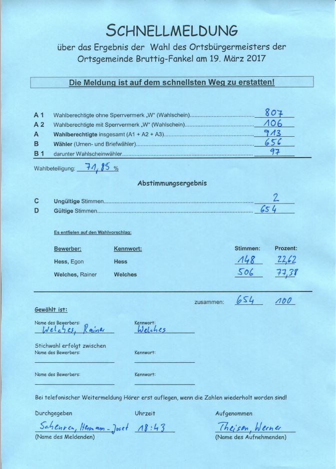 schnellmeldung